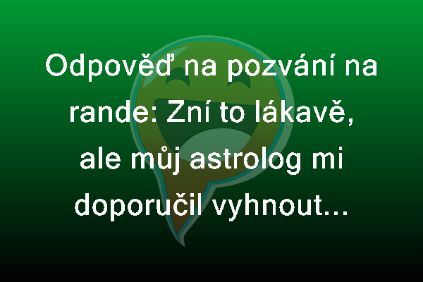 Astrolog doporučuje