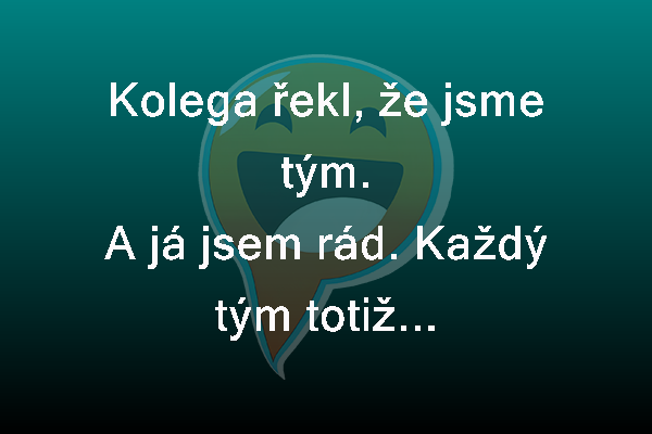 Jsme jeden tým