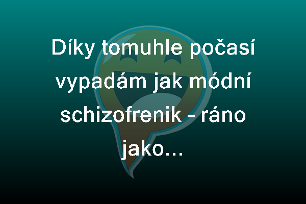 Módní schizofrenik