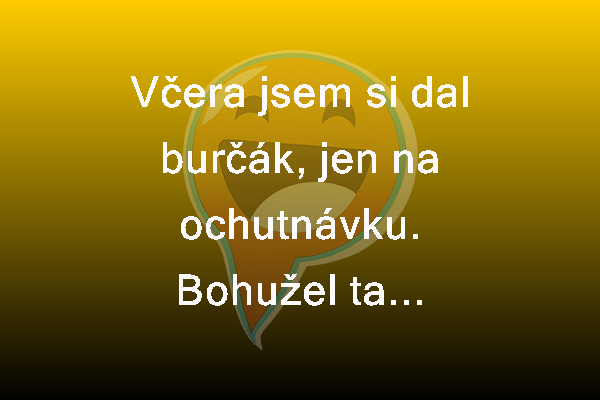 Ochutnávka burčáku