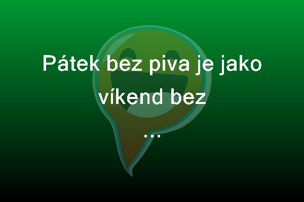 Pátek bez piva?