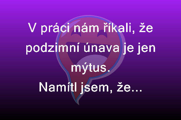Podzimní únava