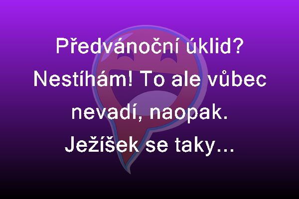 Předvánoční úklid