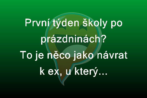 První týden ve škole