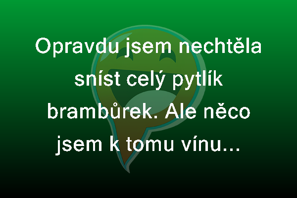 Sežrala brambůrky