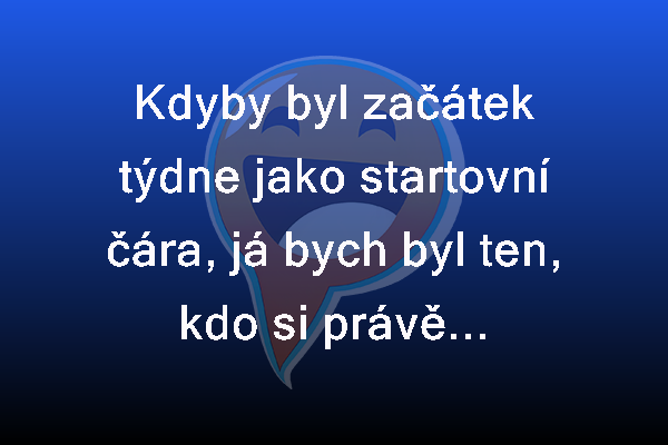 Začátek týdne